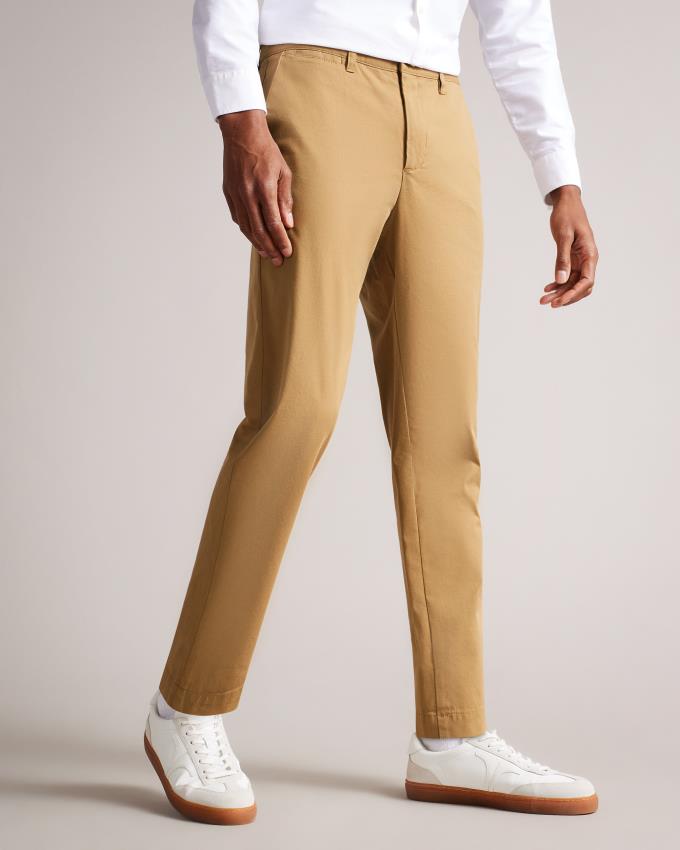 Pantalon Chino Ted Baker Casual Relaxed Beige Homme | KMK-65699476